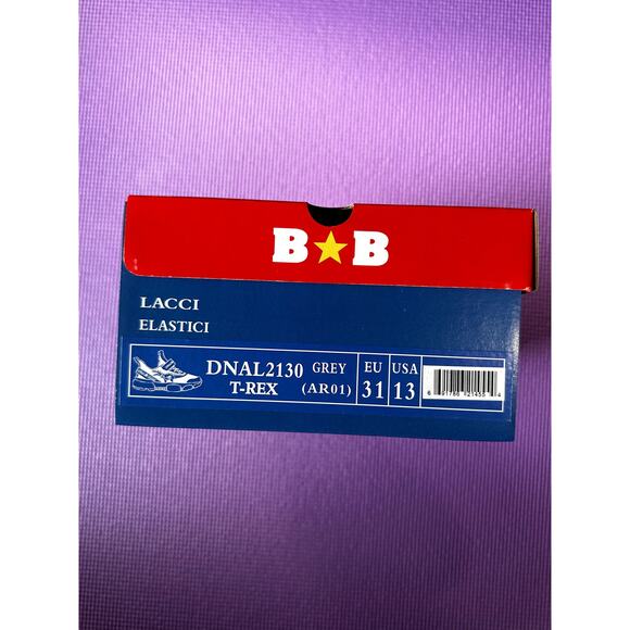 Bull Boys T-Rex US Size 13 Boy Sneakers Dinosaurs Grey Blue Light-Up Velcro NEW - Picture 5 of 16